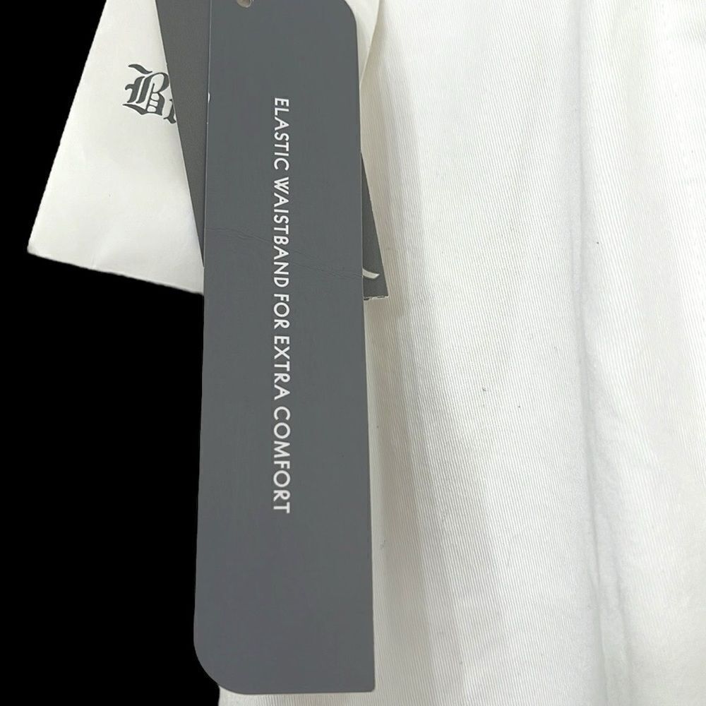 JM Collection White Capri Pants Size 18 NWT Rhinestone Details Pockets - Picture 11 of 11